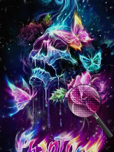Butterfly Ghost and Skull Popular 5D DIY Diamond Painting Kits