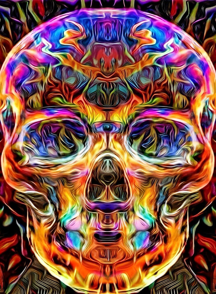 Cyberpunk Skull Diamond Painting