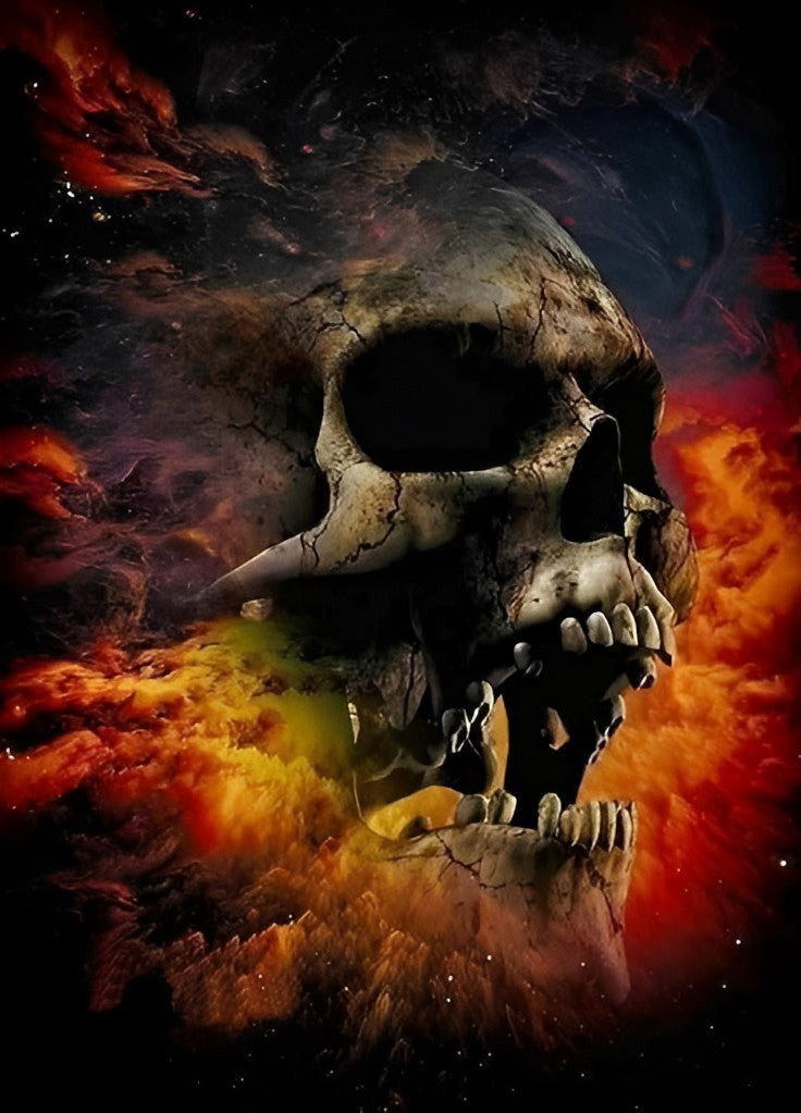 Scary Skeleton Diamond Painting