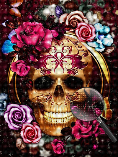 Skull 5D DIY Diamond Painting Kits DPSKUH15