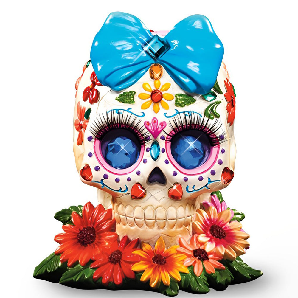 Skull with Blue Bow Tie Diamond Painting