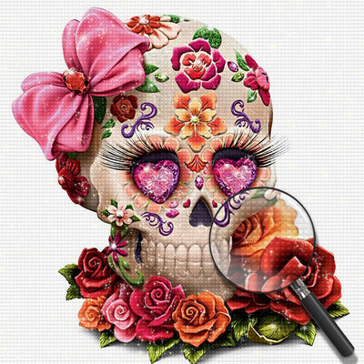 Skull with Patterns 5D DIY Diamond Painting Kits