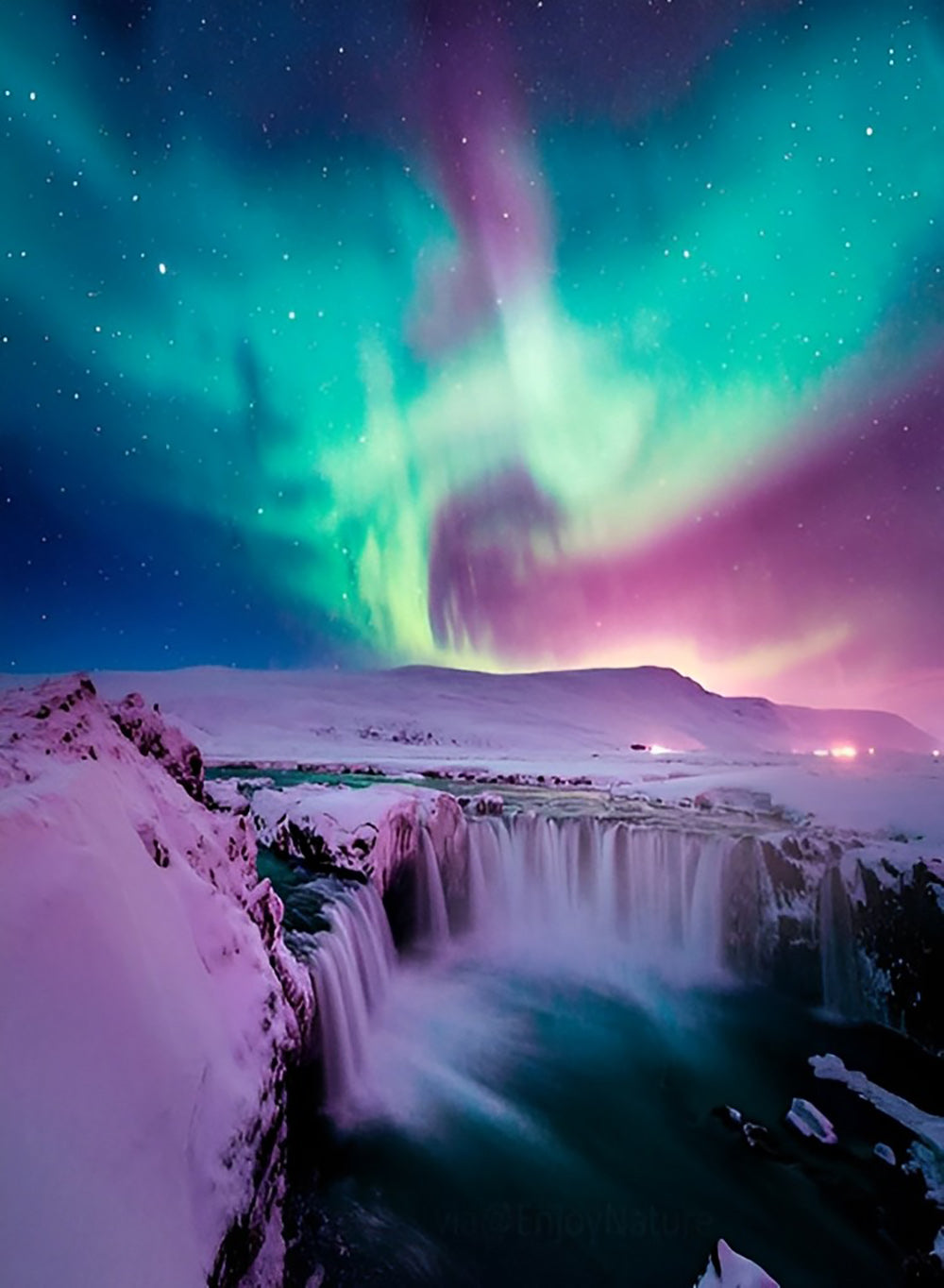 Starry Sky and Falls Diamond Painting