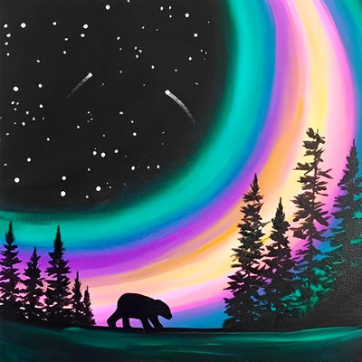 Starry Sky and Bear 5D DIY Diamond Painting Kits