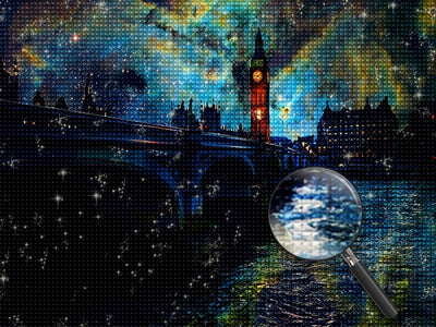 The Night Panorama of London 5D DIY Diamond Painting Kits