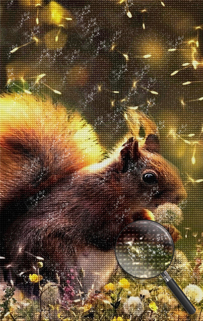 Squirrel 5D DIY Diamond Painting Kits DPSQUH19