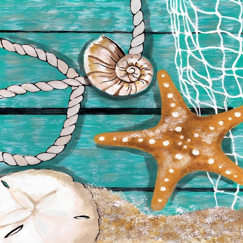 Starfish and Network Diamond Painting