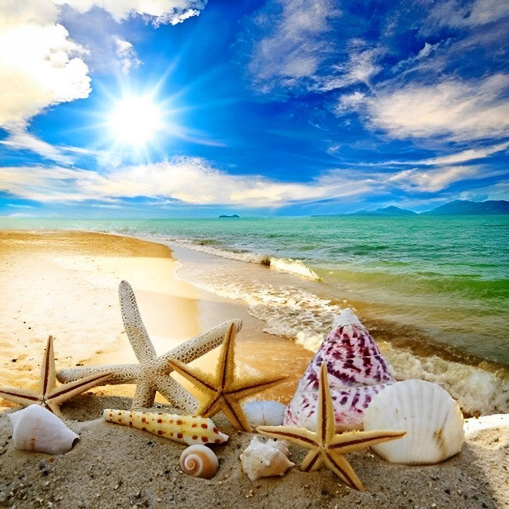 Starfish and the Sun Diamond Painting