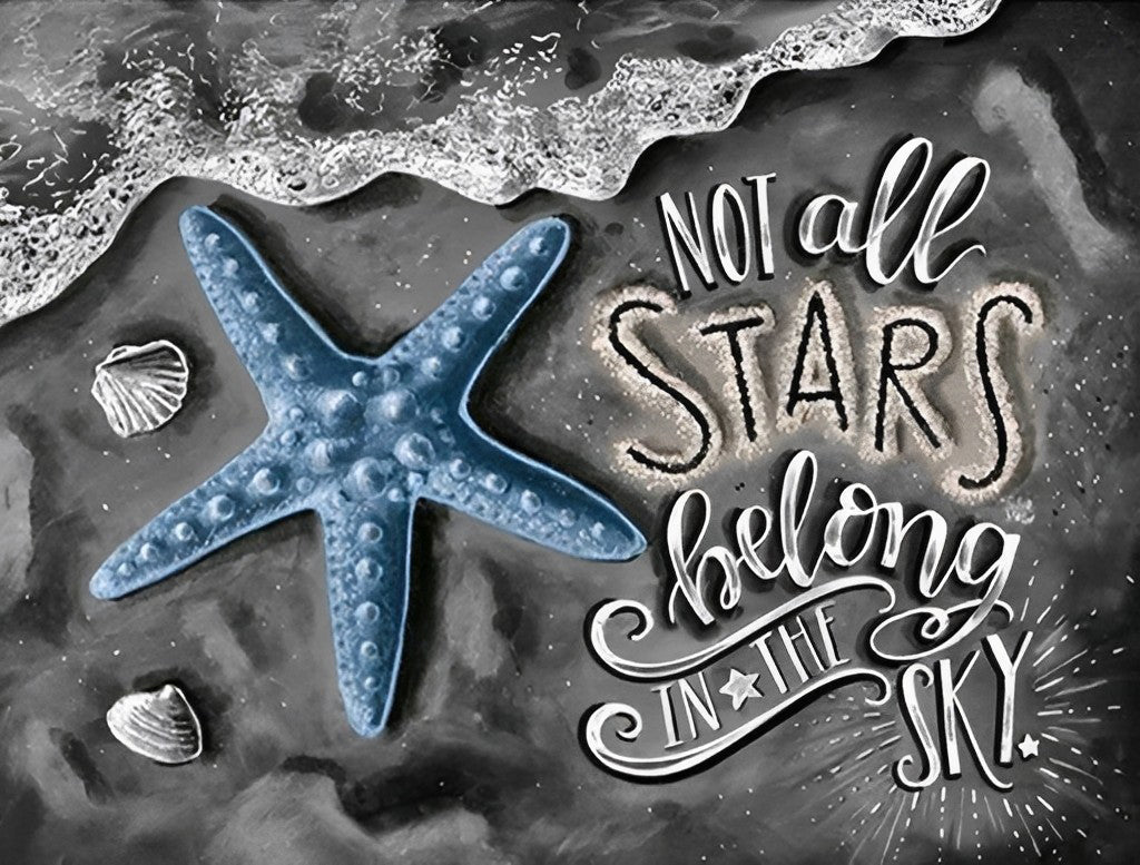 Blue Starfish Diamond Painting