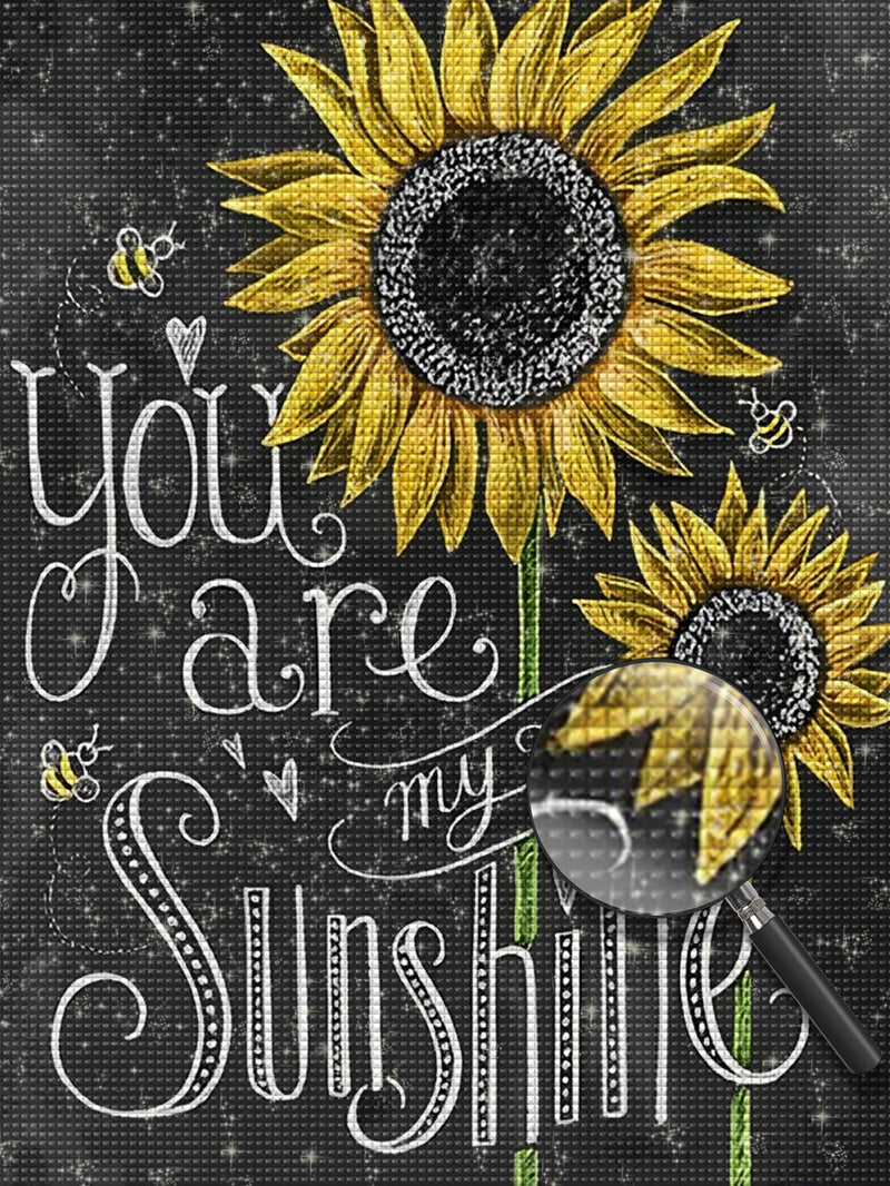 Sunflowers You Are My Sunshine 5D DIY Diamond Painting Kits