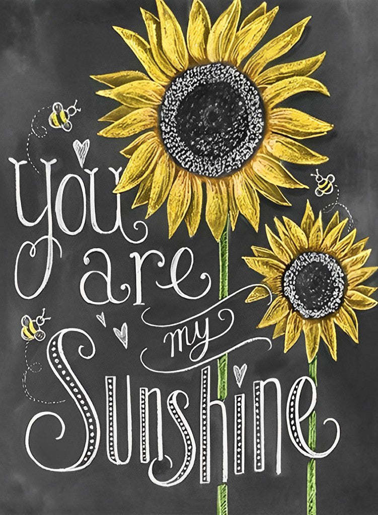 Sunflowers You Are My Sunshine Diamond Painting