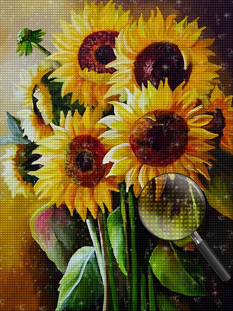 A Bouquet of Sunflowers 5D DIY Diamond Painting Kits