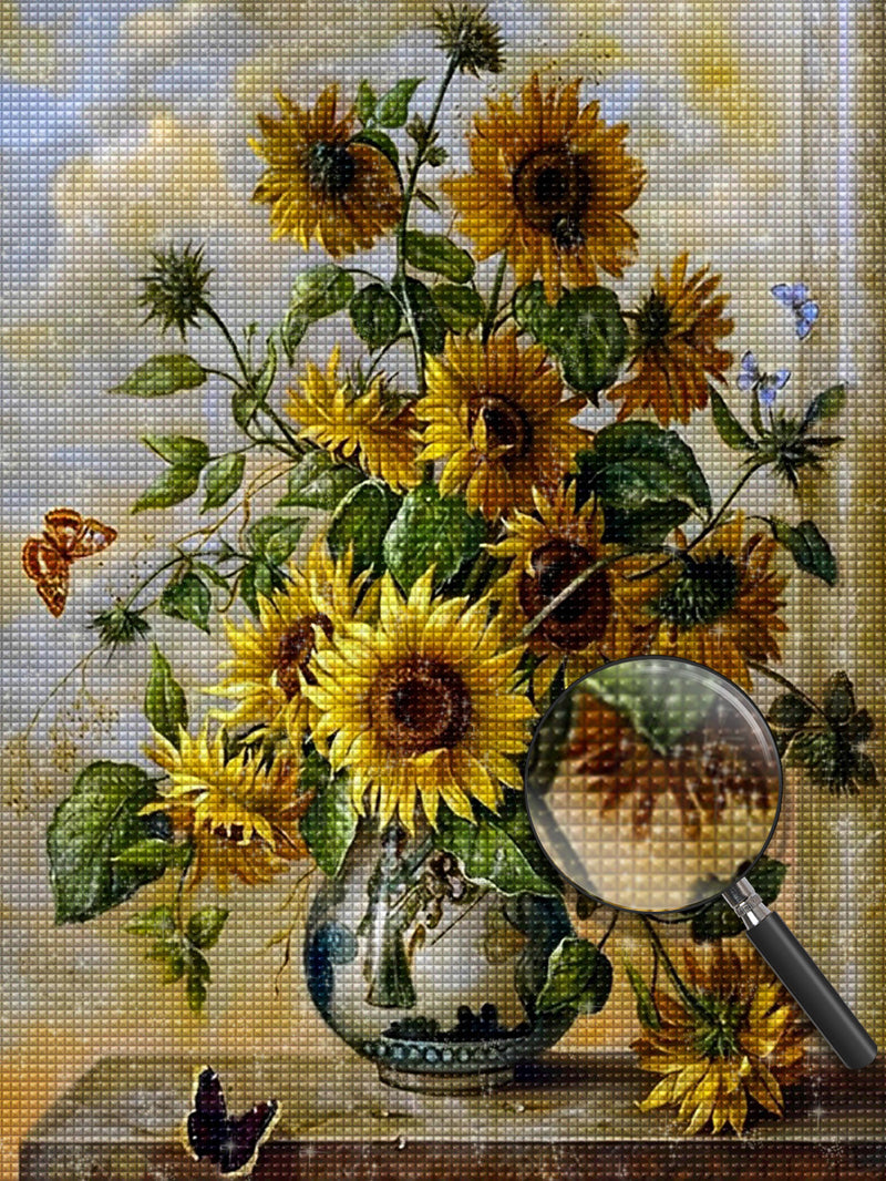 Sunflower 5D DIY Diamond Painting Kits DPSUNH15