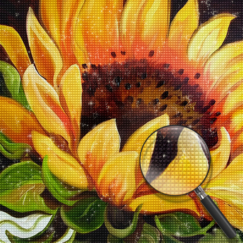 Delicate Sunflower 5D DIY Diamond Painting Kits