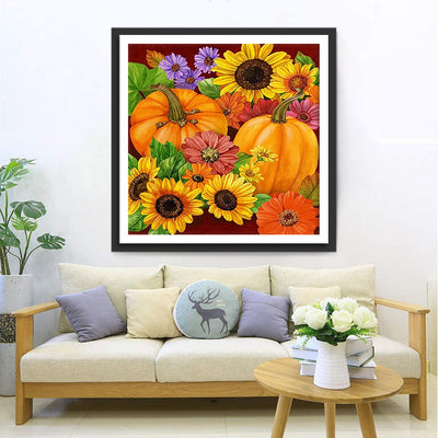 Sunflowers and Pumpkins 5D DIY Diamond Painting Kits