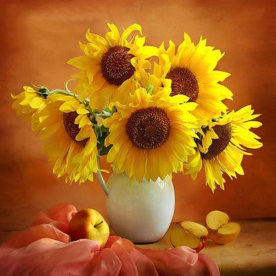 Sunflowers and Apples 5D DIY Diamond Painting Kits