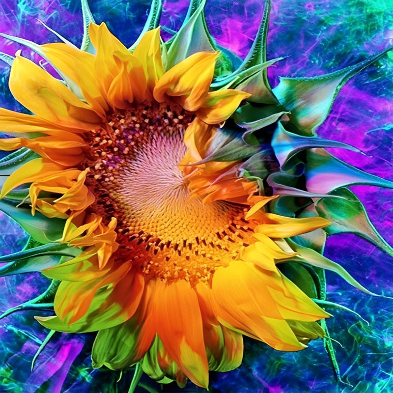 Sunflower in Fantasy World 5D DIY Diamond Painting Kits