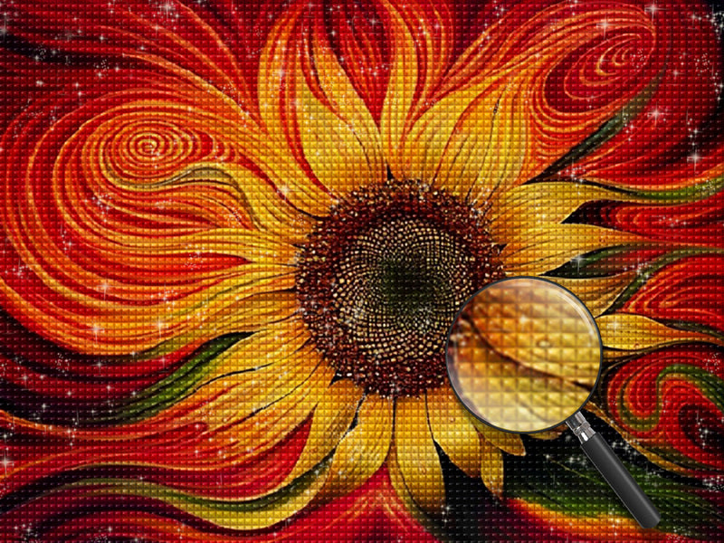 Sunflower 5D DIY Diamond Painting Kits DPSUNW12