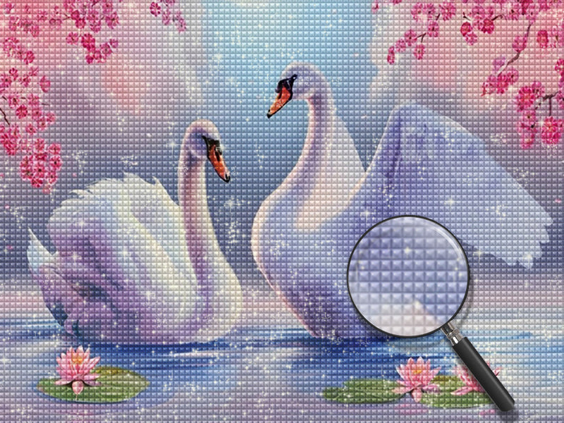 Swan 5D DIY Diamond Painting Kits DPSWAW110