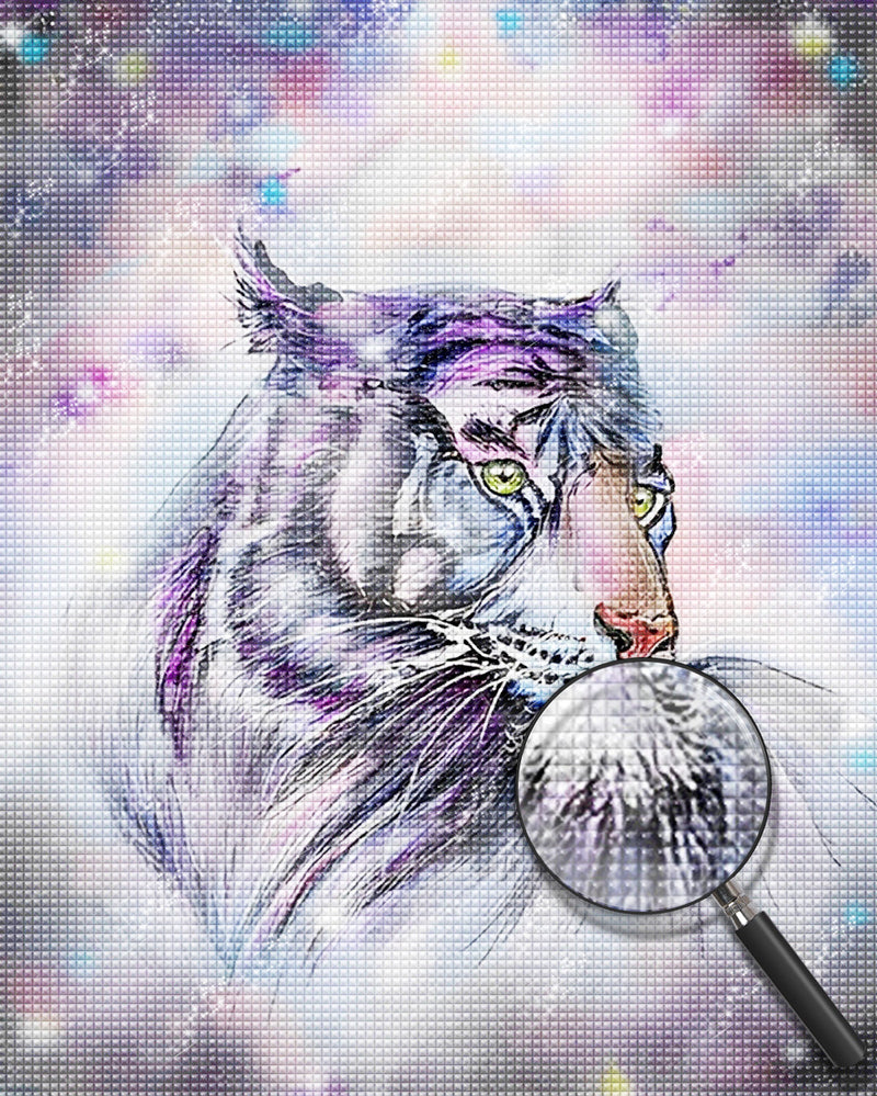 Dream White Tiger 5D DIY Diamond Painting Kits