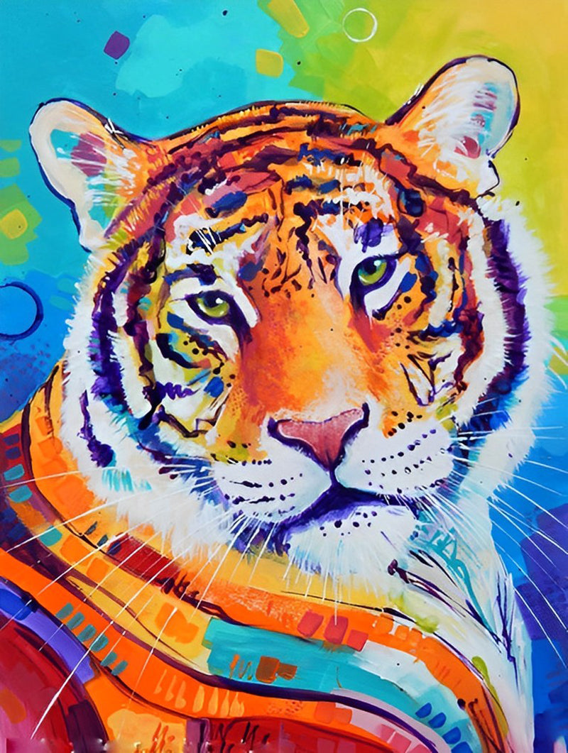 Confused Bengal Tiger 5D DIY Diamond Painting Kits