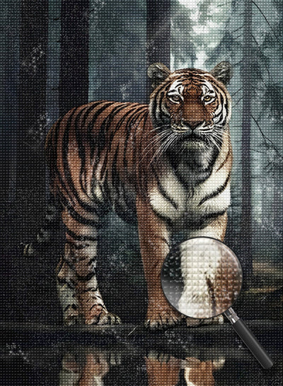 Long-Legged Tiger Diamond Painting