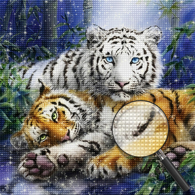 Tiger 5D DIY Diamond Painting Kits DPTIGSQR121