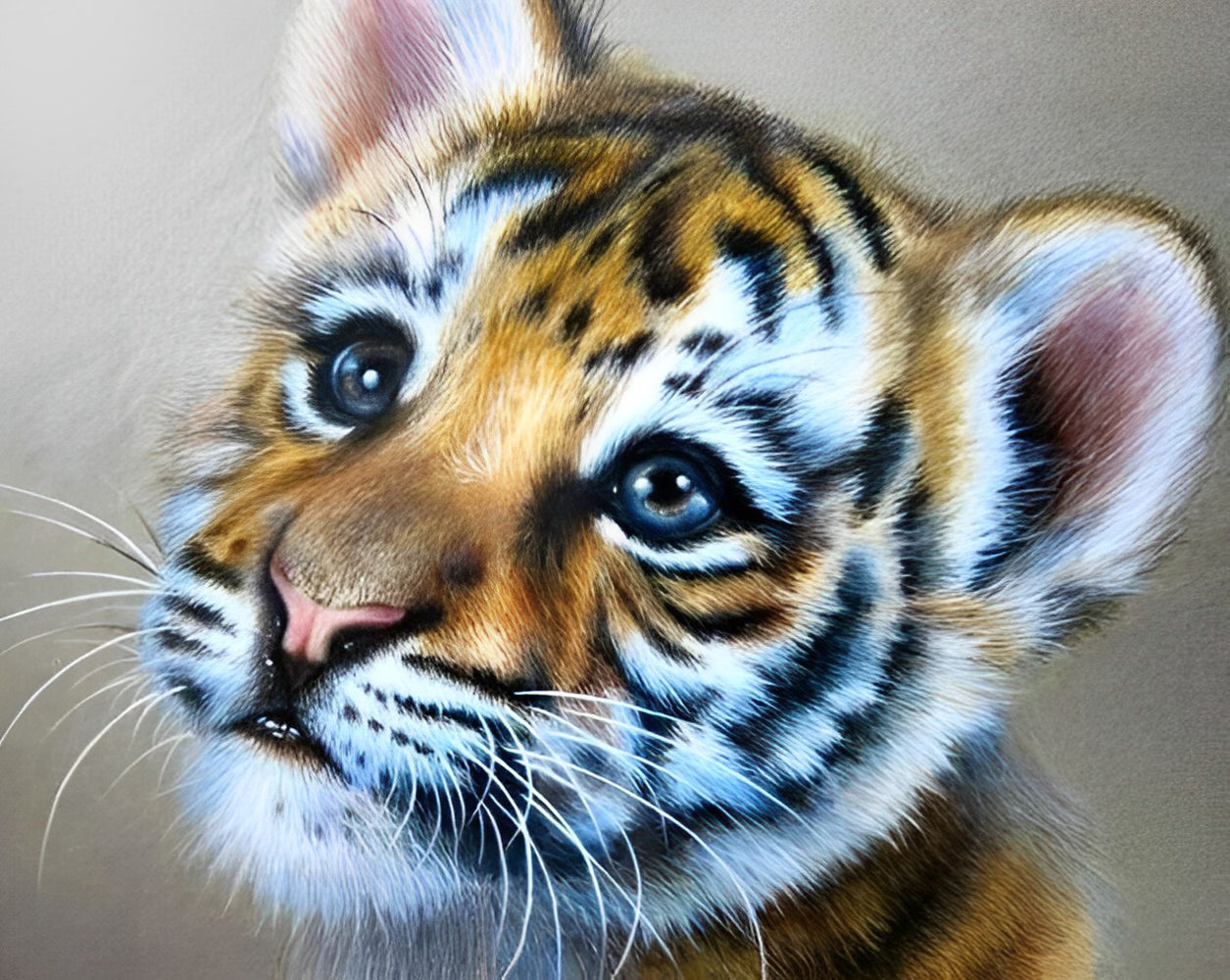 Cute Little Tiger Diamond Painting