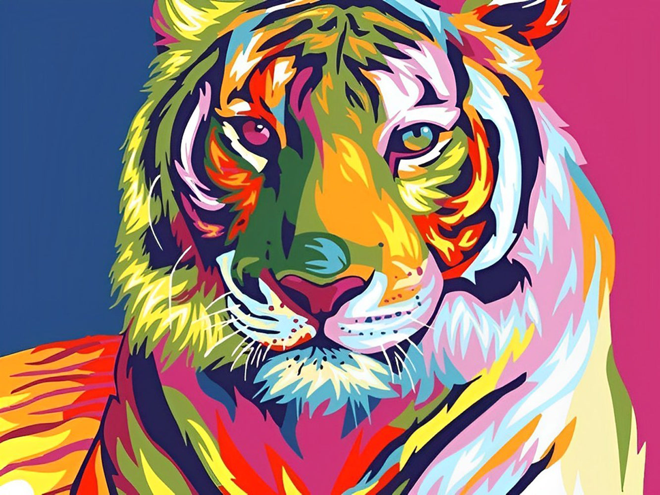 Bengal Tiger Serious Diamond Painting