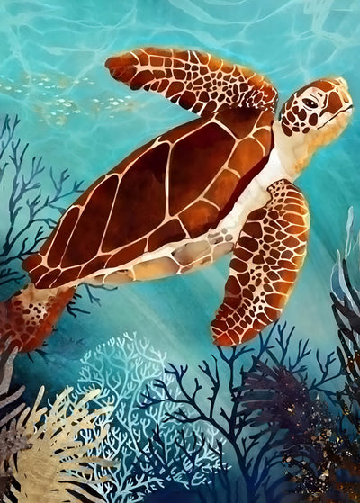 Red Turtle 5D DIY Diamond Painting Kits