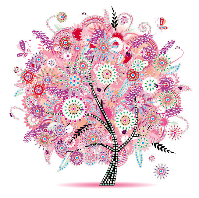 Special Shaped Drills Tree Diamond Painting
