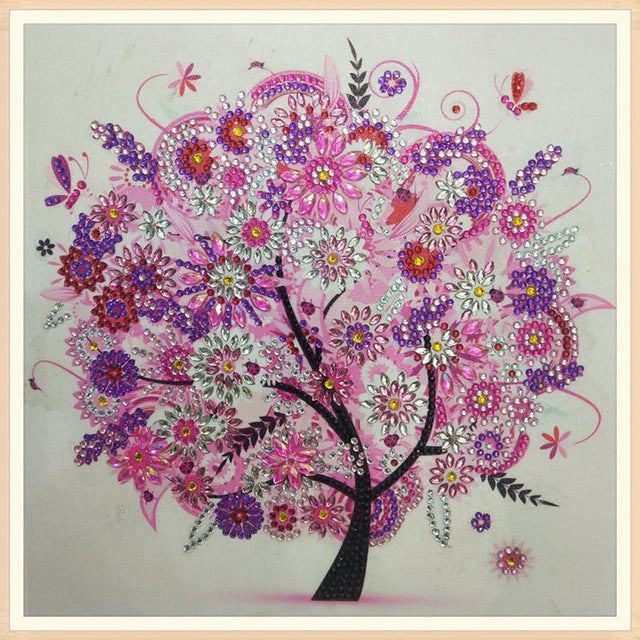 Special Shaped Drills Tree Diamond Painting