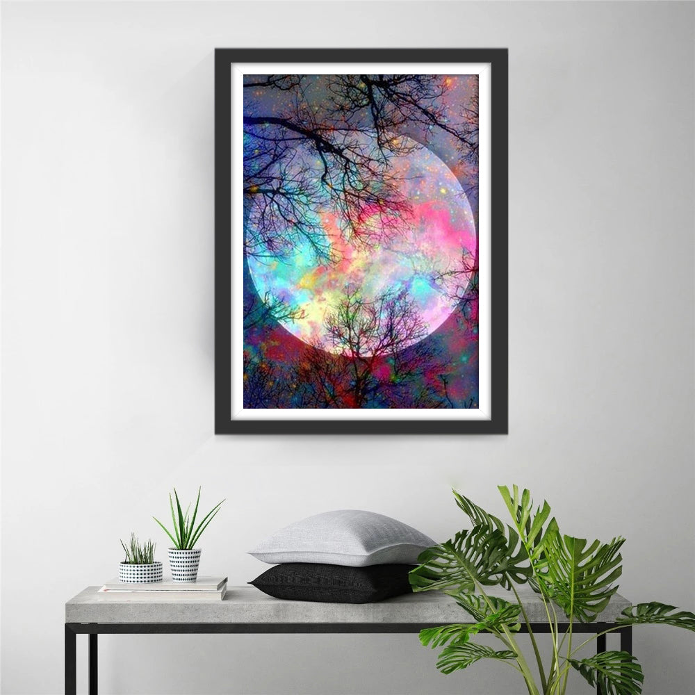 Tree and Moon Fantasy Diamond Painting