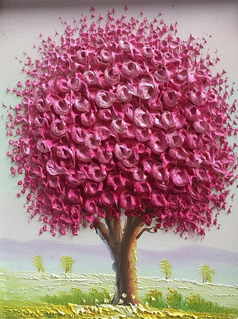Tree of Roses Diamond Painting