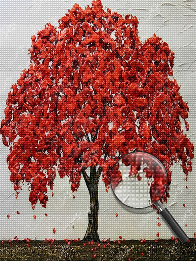 Red Leaves Tree 5D DIY Diamond Painting Kits
