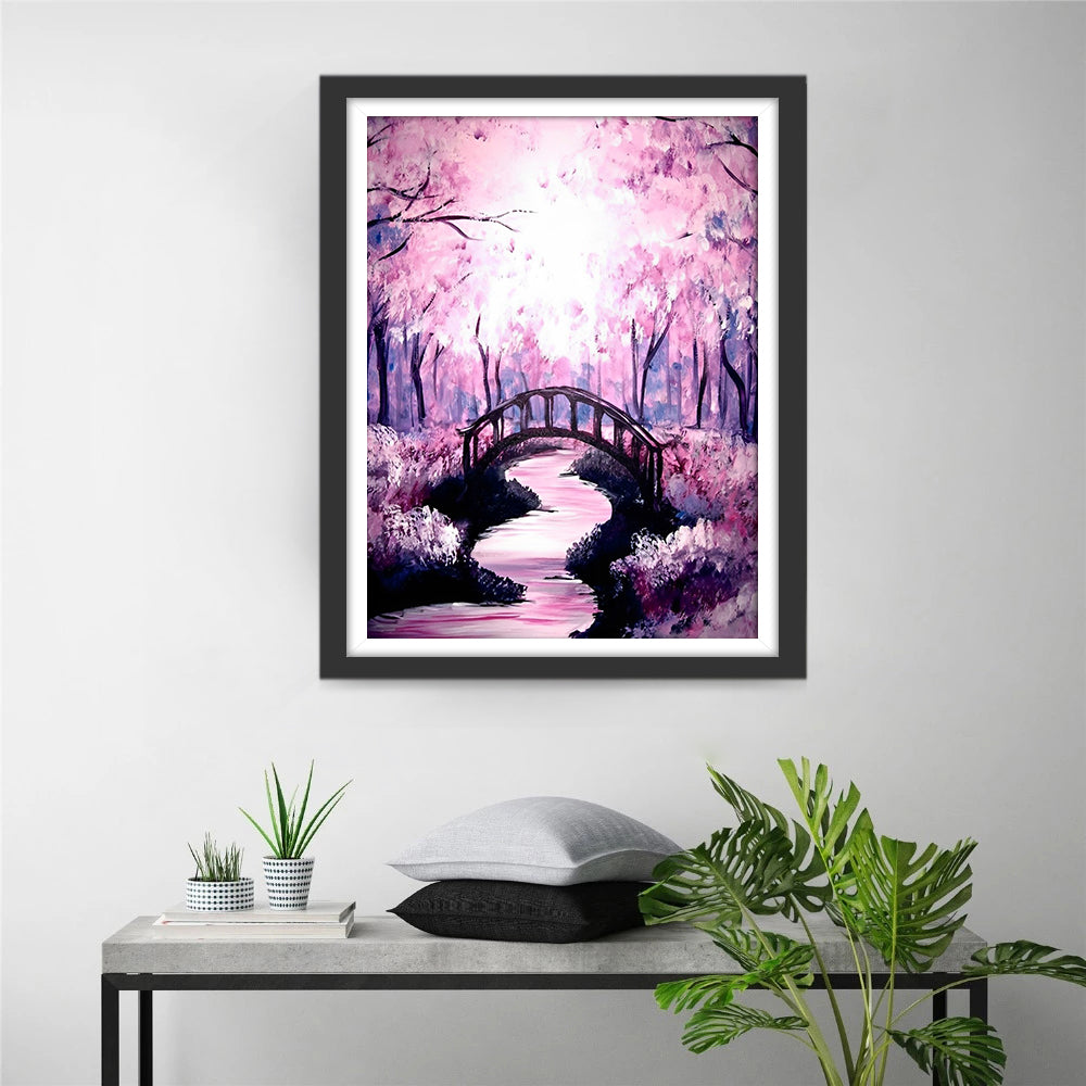 Forest of Peach Trees Diamond Painting