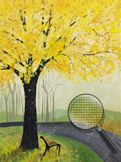 Ginkgo Tree Diamond Painting