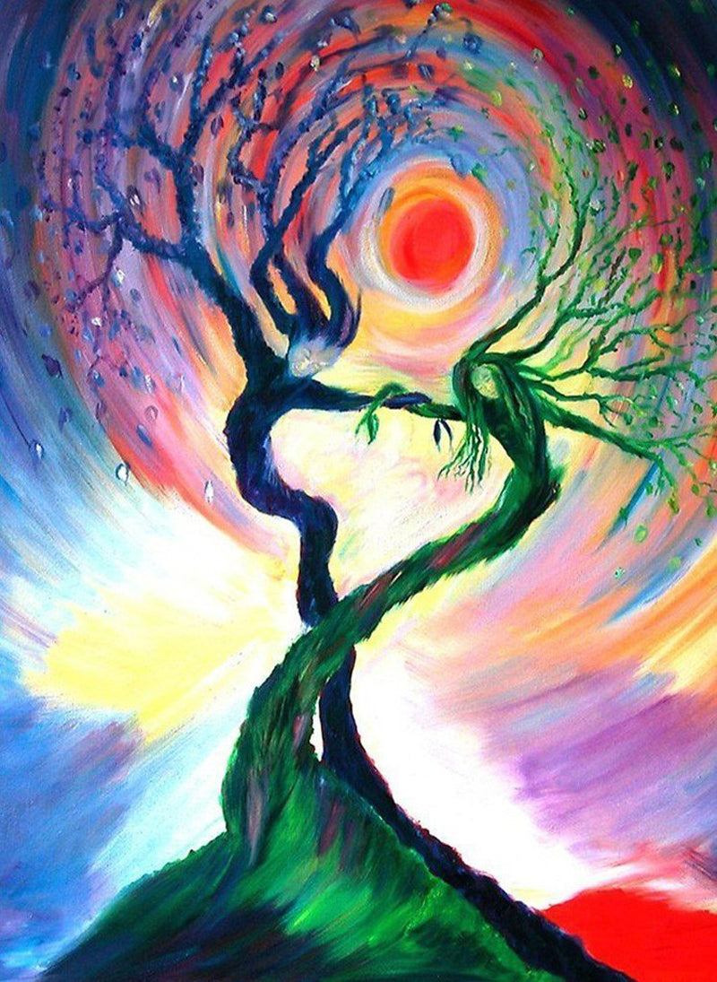 Dancing Trees Diamond Painting