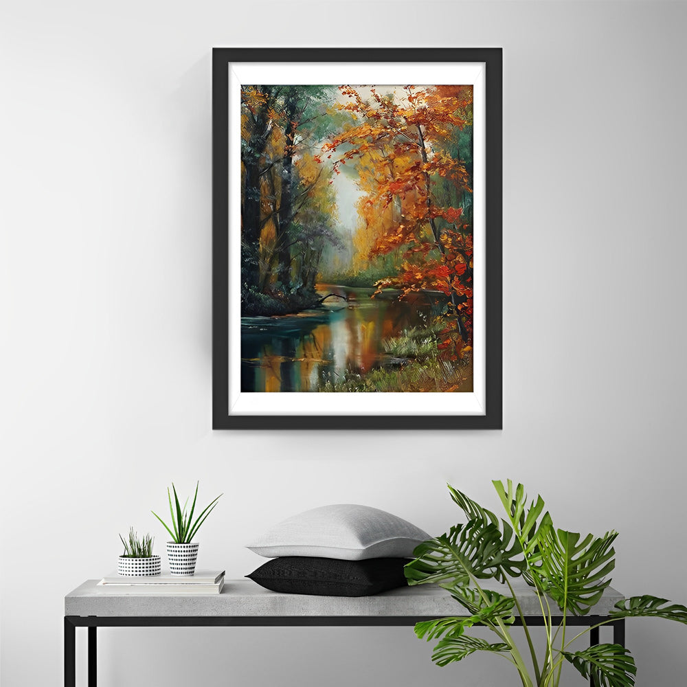 Autumn Forest Landscape Diamond Painting