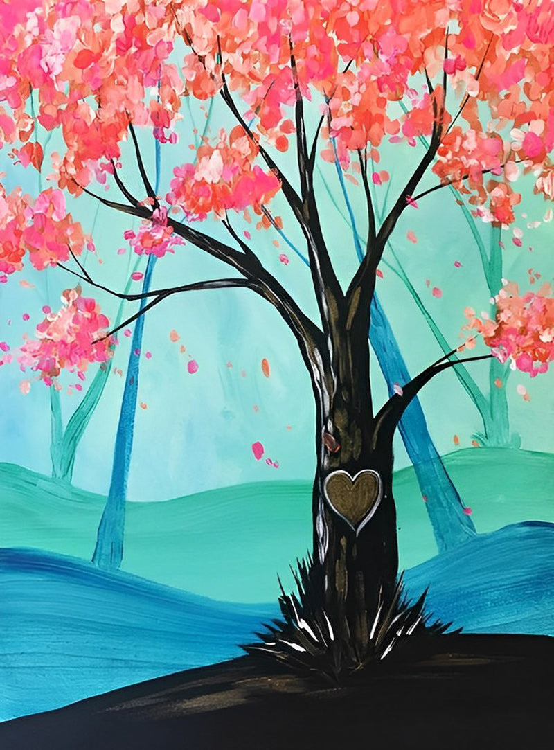 Drawn Tree Diamond Painting