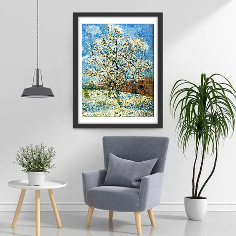 Snow Tree Drawn Diamond Painting