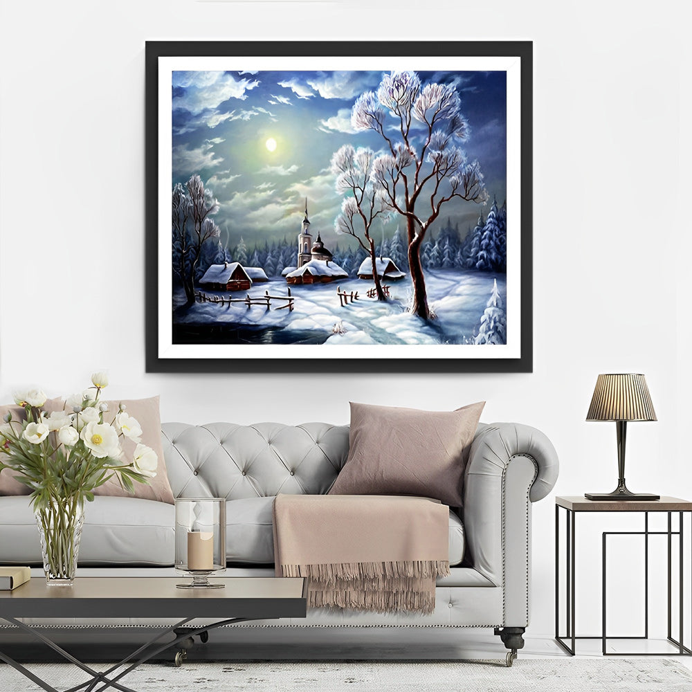 Winter Trees Diamond Painting