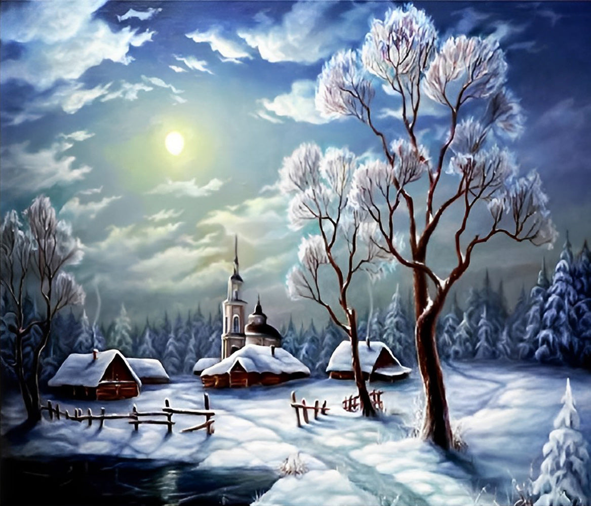 Winter Trees Diamond Painting