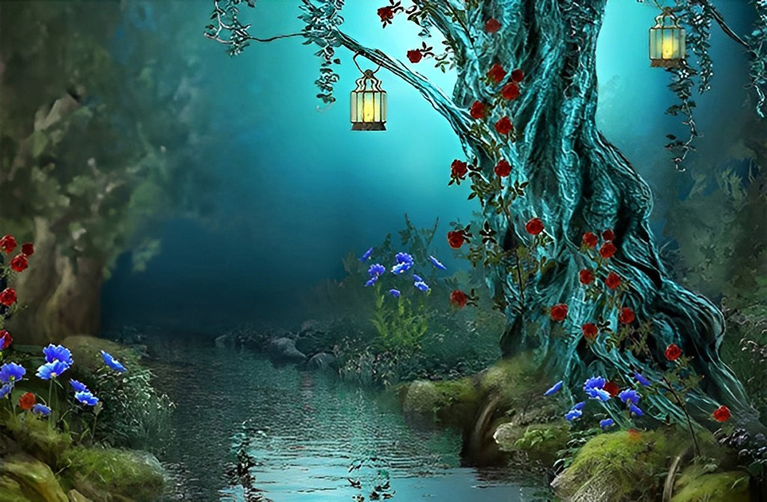 Tree in the Fairyland Diamond Painting