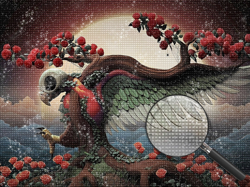 Strange Bird on a Tree 5D DIY Diamond Painting Kits