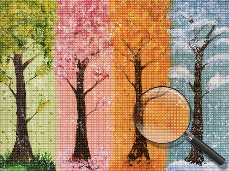 Trees of Four Seasons 5D DIY Diamond Painting Kits