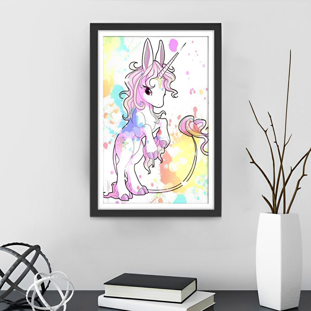 Unicorn with Rabbit Ears Diamond Painting