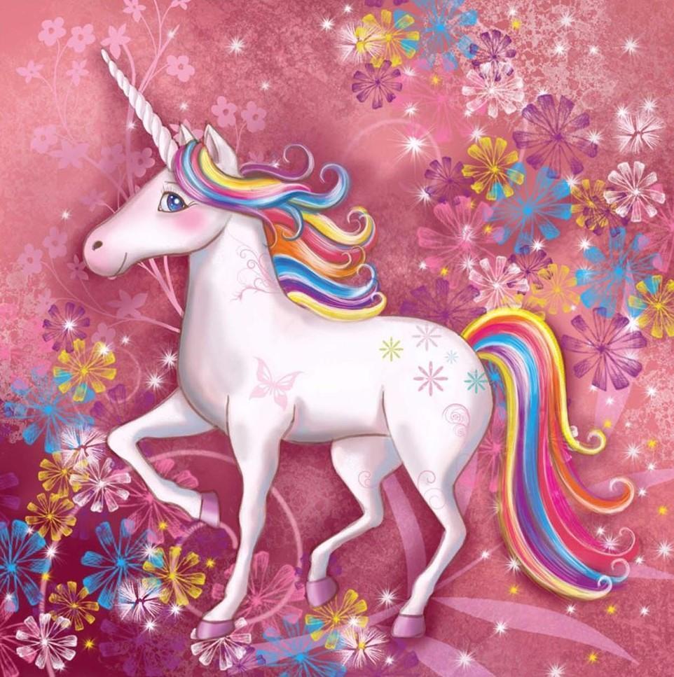 Pink Unicorn Diamond Painting