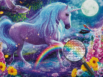 Unicorn in the Fantasy World Diamond Painting