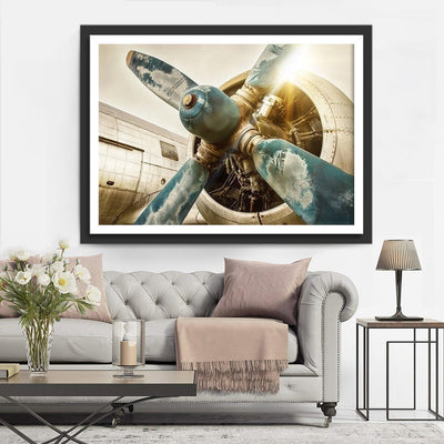 Airplane Propeller Diamond Painting